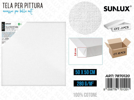 Tela per Pittura F.to 50*50*3.6CM 280GR