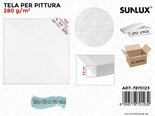 Tela per Pittura F.to 60*60*3.6CM 280GR