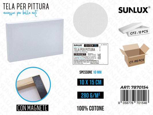 Sunlux Tela Pittura Bia. c/Magnete 10*15CM 280G