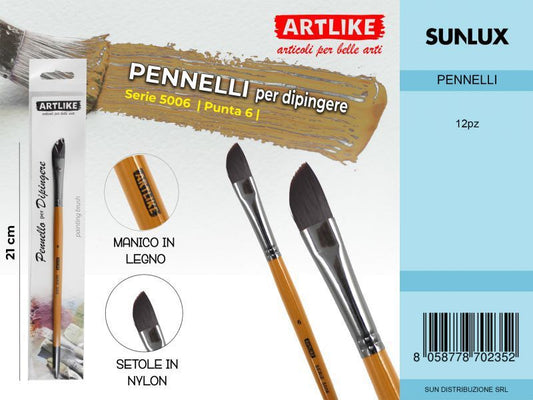 Pennelli X Dipingere 21 Cm S.5006 Punta 6