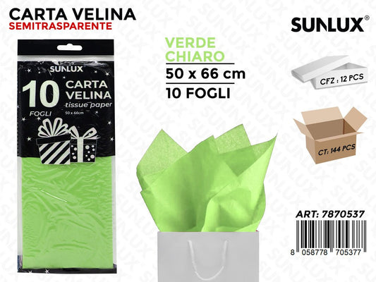 Sunlux Carta Semitrasp. Ve Ch. 10FF 50*70CM