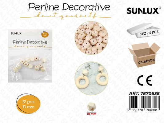 Perline Decorative 10MM 12PCS