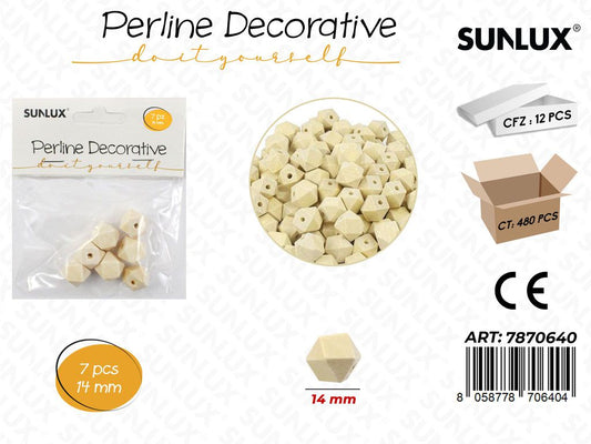 Perline Decorative 14MM 7PCS