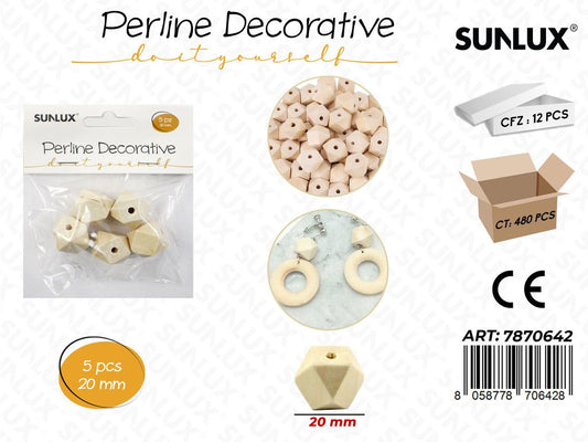 Perline Decorative 20MM 5PCS
