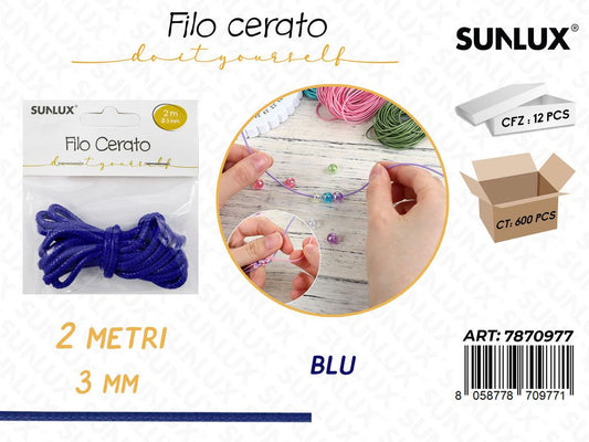 Sunlux Filo Cerato Blu 3MM*2MT