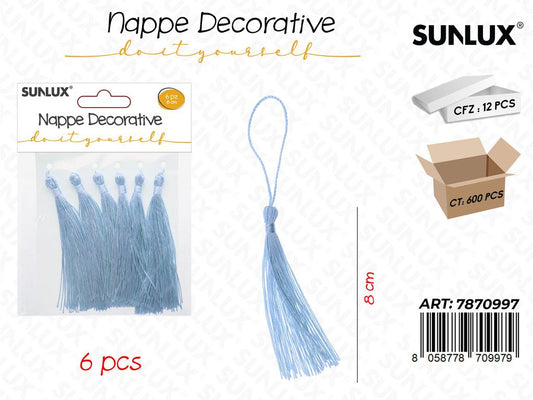 Sunlux Nappe Decorative Cel. 6PCS 8CM