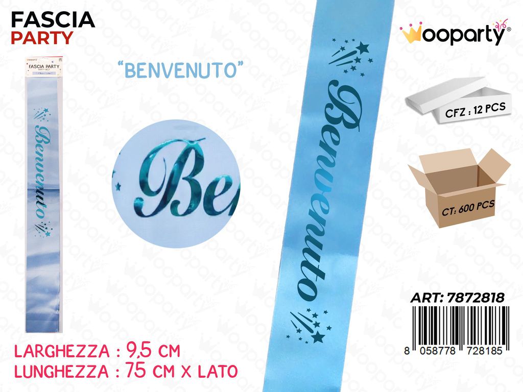 FASCIA BENVENUTO 9.5*75CM