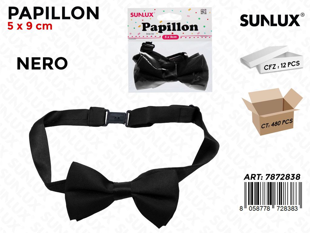 PAPILLON NERO 5*9CM