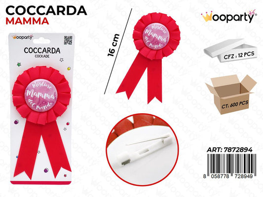 COCCARDA MAMMA 16CM