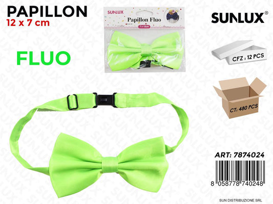 PAPILLON VERDE FLUO 12*7CM /PZ DA 12**