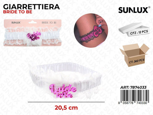 GIARRETTIERA BRIDE TO BE ELAST. 20.5CM / PZ DA 12**
