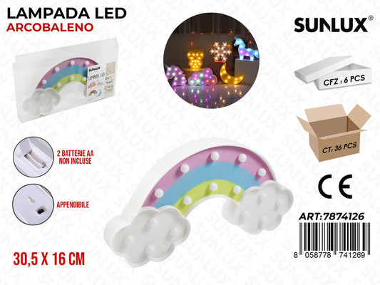 Lampada Led Arcobaleno 30.5*16CM