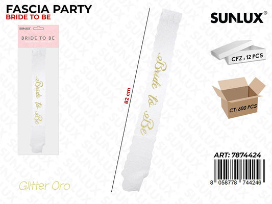FASCIA PARTY BRIDE TO BE 82CM /PZ DA 12**