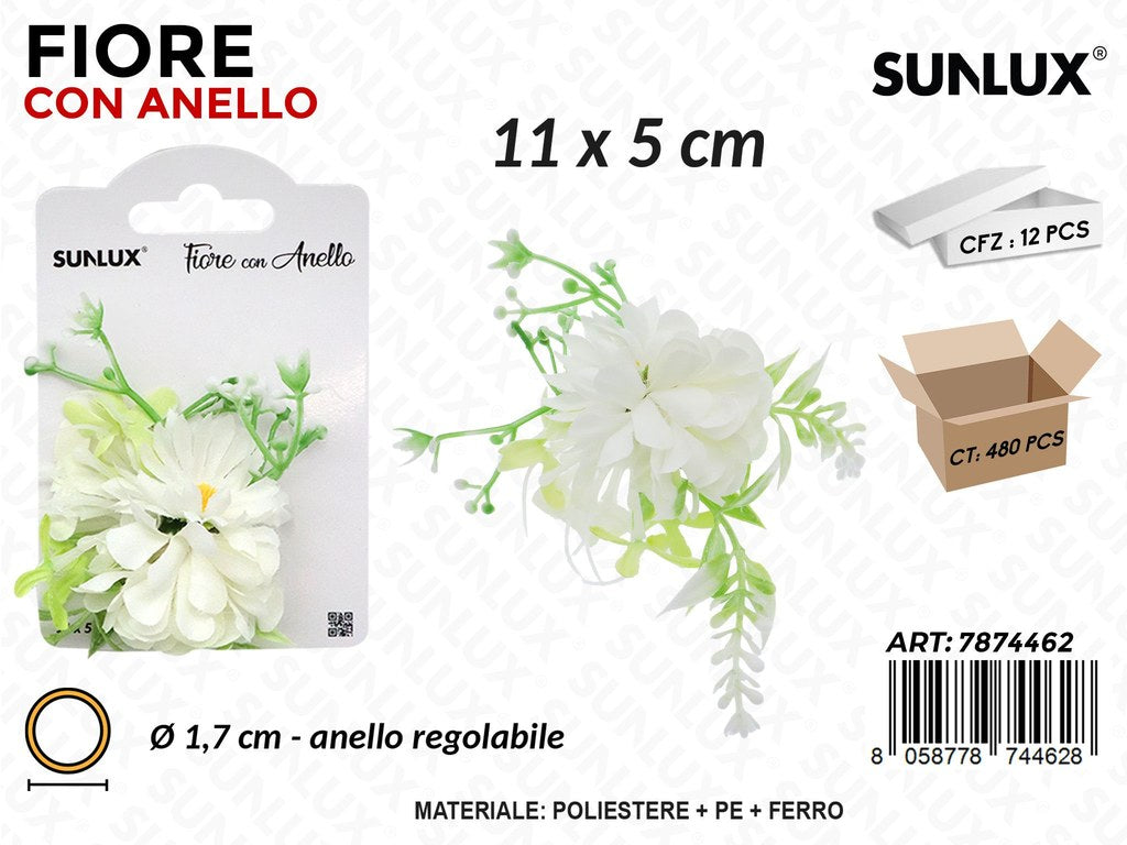 Sunlux Fiore c/Anello 11*5*1.7CM