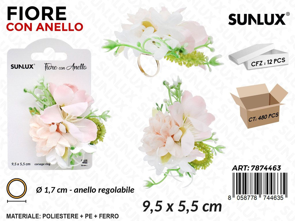 Sunlux Fiore c/Anello 9.5*5.5*1.7CM