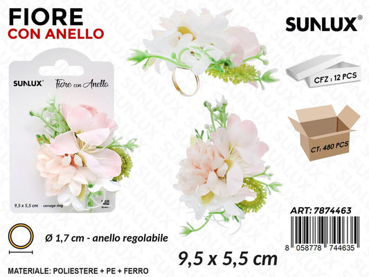 Sunlux Fiore c/Anello 9.5*5.5*1.7CM