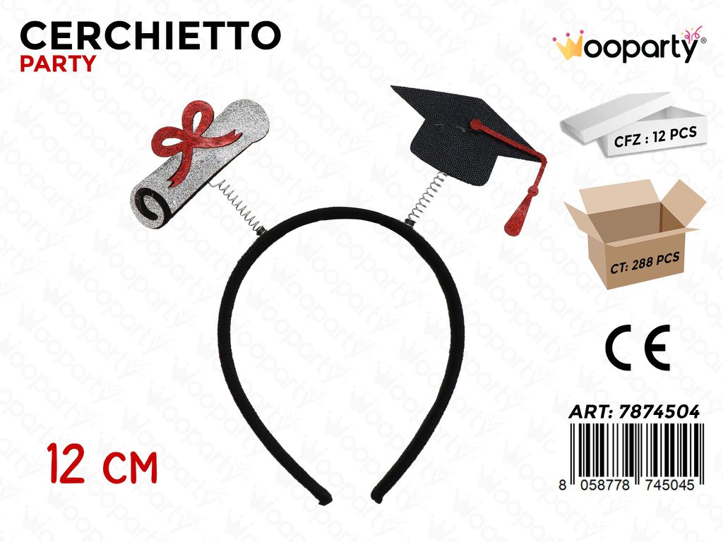 CERCHIETTO LAUREA 12CM
