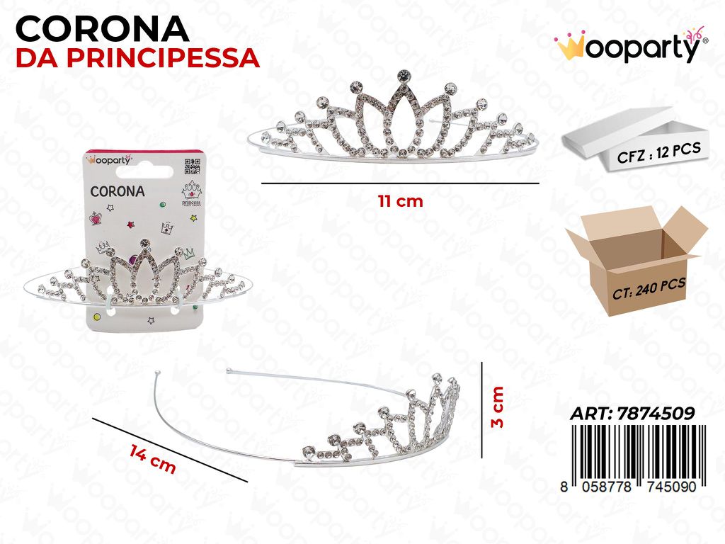 CORONA DA PRINCIPESSA 11*14CM