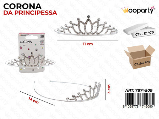 CORONA DA PRINCIPESSA 11*14CM