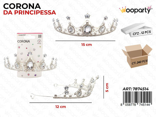CORONA DA PRINCIPESSA 15*12CM