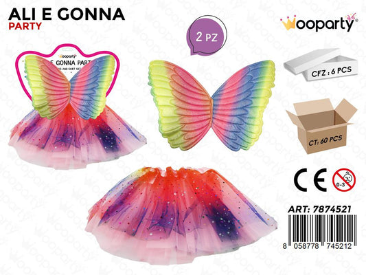 COSTUME ALI E GONNA 2PCS