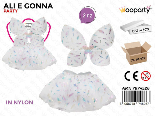 COSTUME ALI E GONNA 2PCS