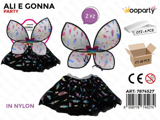 COSTUME ALI E GONNA 2PCS