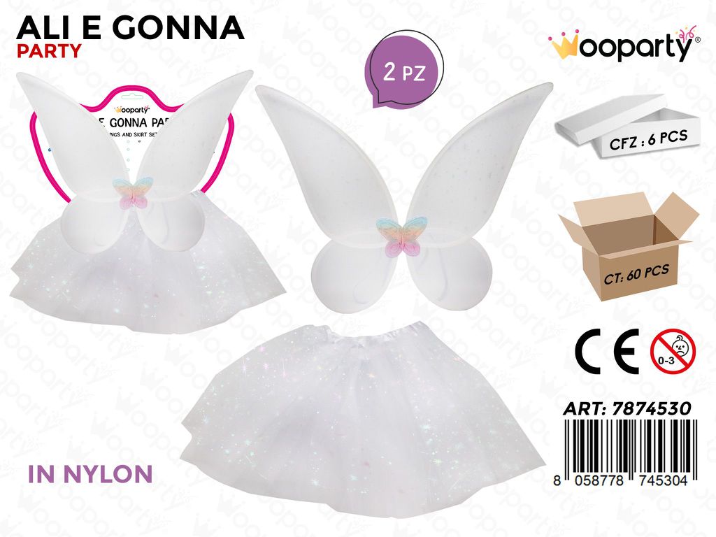 COSTUME ALI E GONNA 2PCS