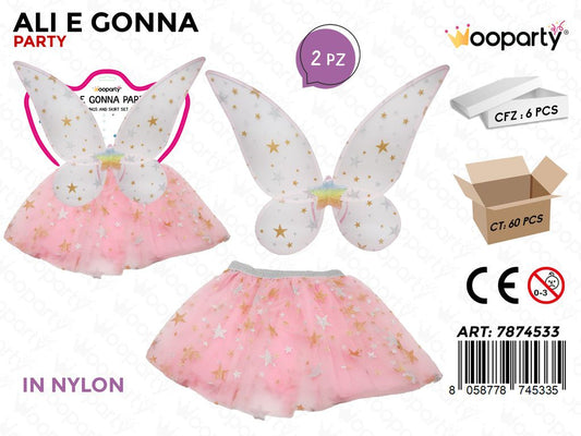 COSTUME ALI E GONNA 2PCS
