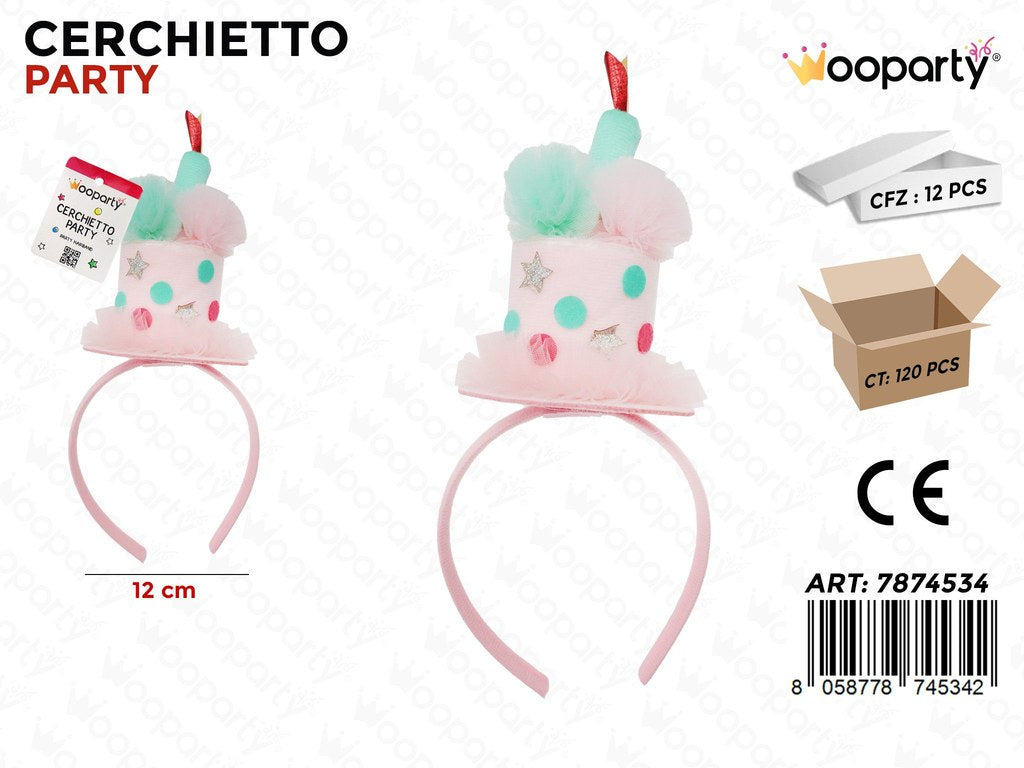CERCHIETTO PARTY 12CM
