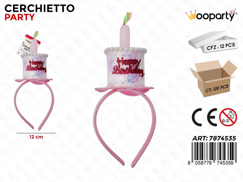 CERCHIETTO H. BIRTHDAY 12CM