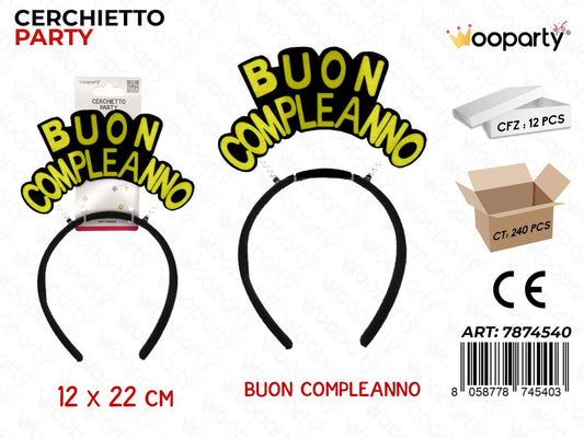 CERCHIETTO PARTY B. COMPL. 12*22CM