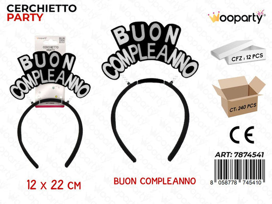 CERCHIETTO PARTY B. COMPL. 12*22CM