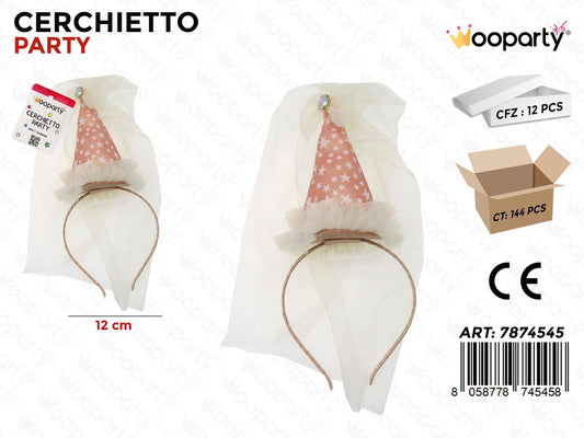 CERCHIETTO PARTY 12CM