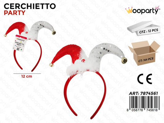 CERCHIETTO PARTY GIULLARE 12CM