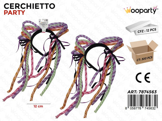 CERCHIETTO PARTY 12CM