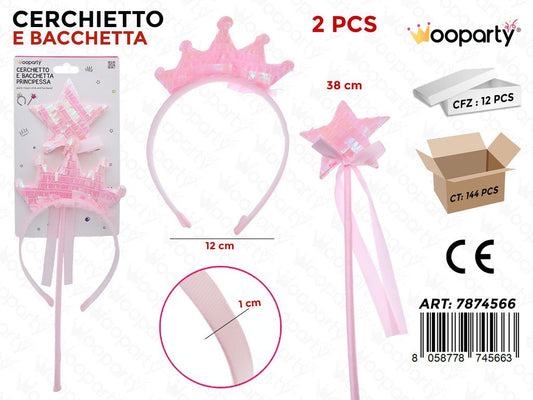 CERCHIETTO C/BACCHETTA 2PCS ASS.