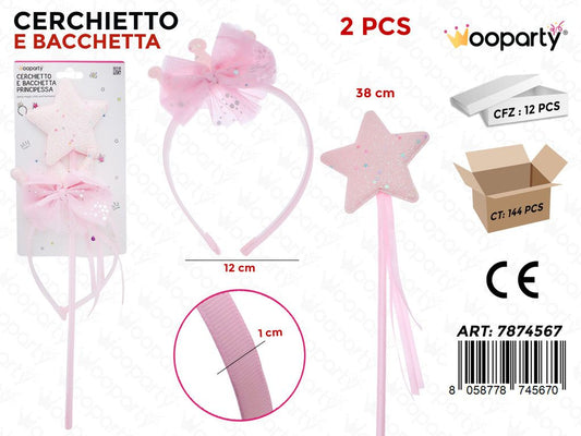CERCHIETTO C/BACCHETTA 2PCS ASS.