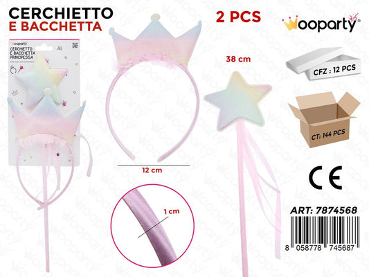 CERCHIETTO C/BACCHETTA 2PCS ASS.