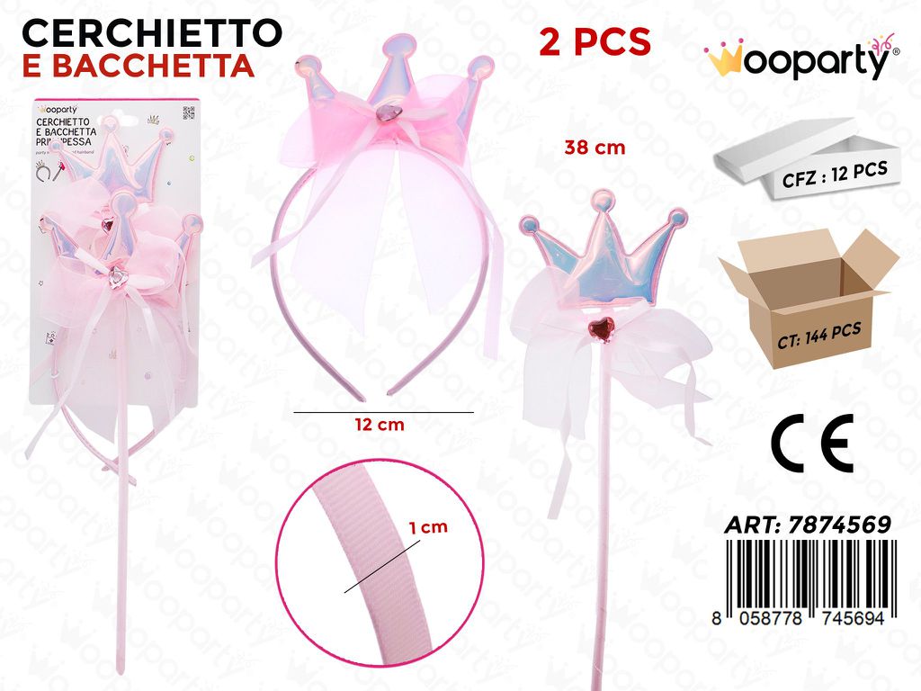 CERCHIETTO C/BACCHETTA 2PCS ASS.