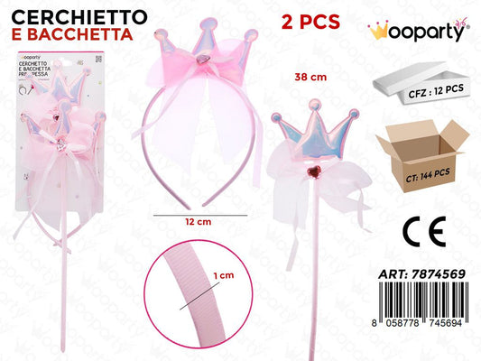 CERCHIETTO C/BACCHETTA 2PCS ASS.