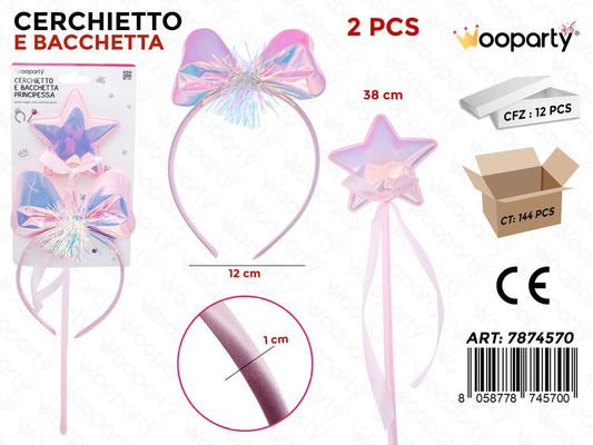 CERCHIETTO C/BACCHETTA 2PCS ASS.
