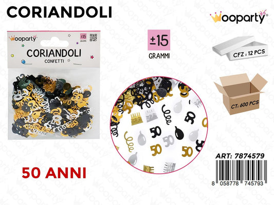 CORIANDOLI 50 ANNI 15GR