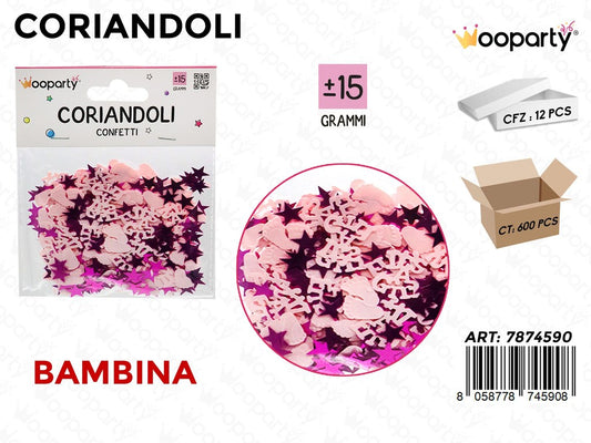 CORIANDOLI GENDER BAMBINA 15GR