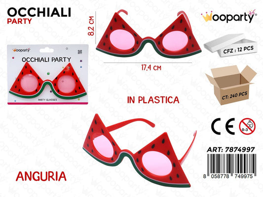 OCCHIALI PARTY ANGURIA 17.4*8.2CM