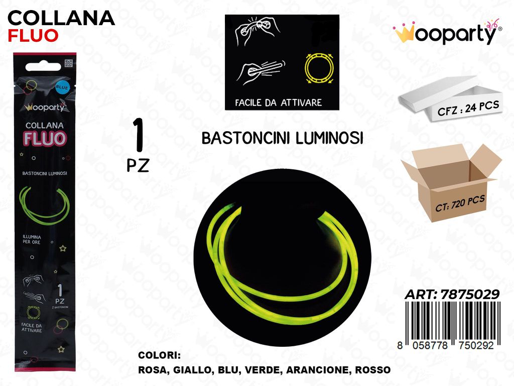 COLLANA FLUO COL. ASS.