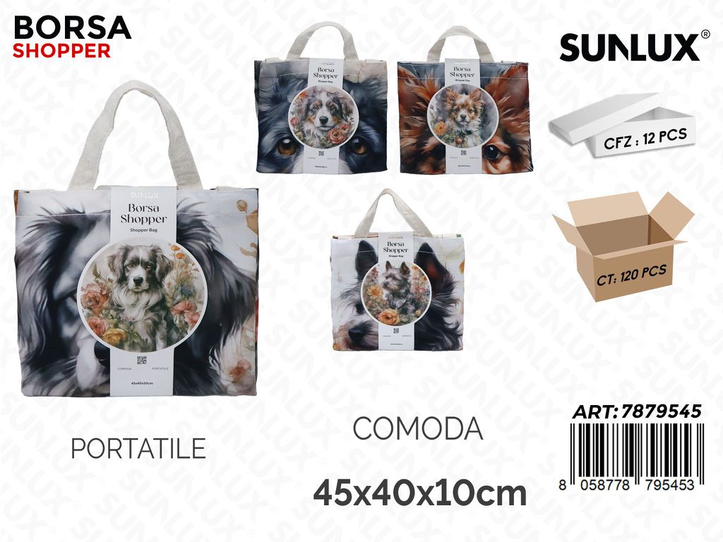 Sunlux Borsa Shopper Ass. 45*40*10CM