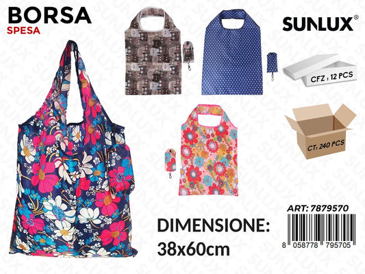 Sunlux Borsa per Spesa 38*60CM Ass.