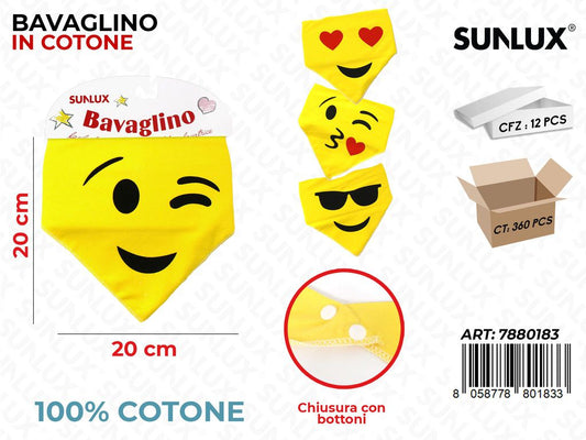 Sunlux Bavaglino Cotone 20*20CM Ass.