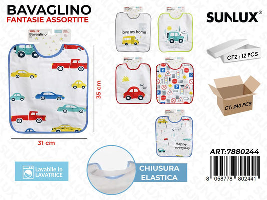 Sunlux Bavaglino Elast. Ass. 31*35CM